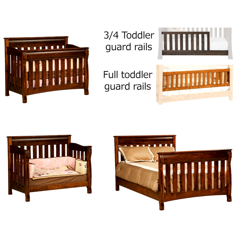 4 in 1 Convertible Crib